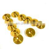 Racing Performance Spare Parts Custom High Quality Golden Gold Ti Retainers GR5 Material Titanium Retainer thumbnail-4