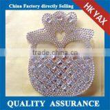 N-0912 China Manufacture Rhinestone Applique for Clothing thumbnail-1