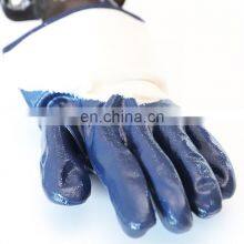 Full Coated Nylon Liner Oil Industry Cotton Winter Nitrile Coated Heavy Duty Safety Cuff Gloves thumbnail-3