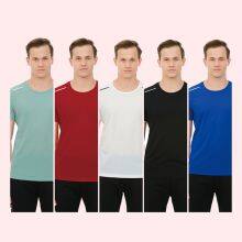 Outdoor Sports Training Short Sleeved Gym Clothes Basketball Wicking Quick Drying Tight Mens T Shirt thumbnail-3