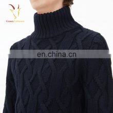 Hot Selling Cable Handmade Turtleneck Sweaters for Men thumbnail-5