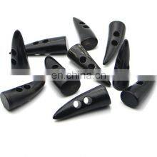 2-х дырчатые на заказ натуральные кнопки из рогового смолы для одежды