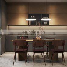 Kitchen Furniture Modern Design Wood Veneer Kitchen Cabinet Furniture At Wholesale Price thumbnail-2