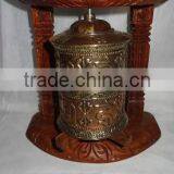 Single Wooden Prayer Wheels thumbnail-4