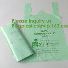 100% Biodegradable Compostable T-Shirt Vest Bag Shopping, Home, Decoration, Wedding, Supermarket, Restaurant, Bake