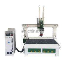 Wood Mdf Atc 180 Degree Rotate 4 Axis 1325 Cnc Router Machine