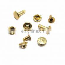 Wholesale 7mm Gold Brass Metal Rivet For Leather Bag thumbnail-1