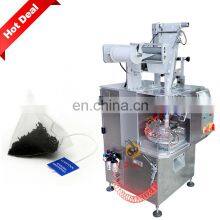 High accuracy automatic weighing triangle tea bag packaging machine pyramid tea bag envelope packaging machine