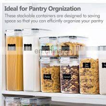 14 PCS Airtight Food Storage Containers Set With Lids for Flour Sugar and Cereal Plastic Dry Food Canisters thumbnail-4