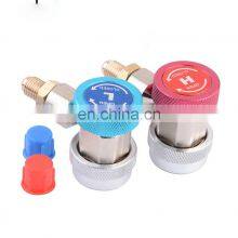 QC-ML QC-MH Adjustable AC R134a Quick Coupler Connector Adjustable Adapters thumbnail-1