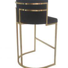 XC201 Gold Chair PU Hotel Chair Stainless Steel High Chair Modern Furniture thumbnail-4