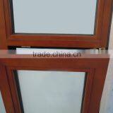 AS2047 Standard windows with wooden color and double glazed windows for Air Tightness Aluminum Windows