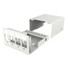 Enmane 1U 4 Port STP Network Surface Blank Patch Panel Box thumbnail-4