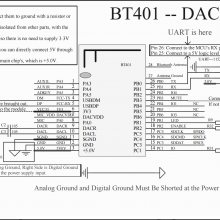 BT401 Dual-Mode Bluetooth Module 5.0 With Built-in Prompt Sound External SPI Flash TF Card USB Audio BLE Data Transmission UART AT Command Control thumbnail-3