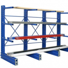 Cantilevered Racking Wholesale Good Quality Double Sided Stacking Racks Steel Shelf Heavy Duty Display Cantilever Warehouse Storage Rack thumbnail-3