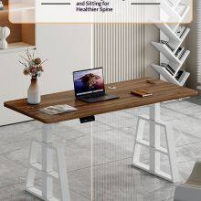 Standing Desk - Adjustable Hand Lift Table Frame for Office Furniture & Living Room - Linear Actuator for Enhanced Ergonomics and Productivity thumbnail-5