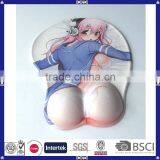 Made in China Good Quality Custom Design Colorful OEM Breast Gel Wrist Rest Mouse Pad thumbnail-6
