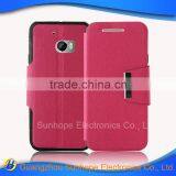 Tpu pu Leather Flip Cell Phone Case for HTC M10 Soft Tpu Cover