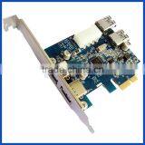 4 Ports SuperSpeed 5Gbps USB3.0 PCIe Expansion Card for Desktop PC