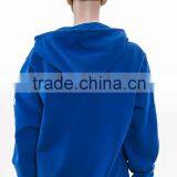 Bulk Order no Brand Name Own Logo Sublimation Women Wear Plain Royal Blue Hoodie thumbnail-2