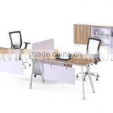 Unique Home Study Wooden Table Workstation/ 2 Seater Office Cubicle ( SZ-WS435) thumbnail-2