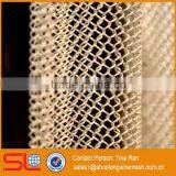 Hebei Shuolong Provide Metal Architectural Cascade Coil Metal Mesh Curtain Drapery / Metal Mesh Shower Curtains