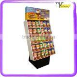 Best Quality Corrugated Compartment Cardboard Display Stand for Coffee Candy