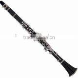 High Grade Bb Sorano Clarinet Hard Rubber Body, Silver Plated Keys thumbnail-2