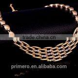 Jewelry Sets African Diamond Collar Statement Necklace Earrings Bracelet Fine Rings thumbnail-5