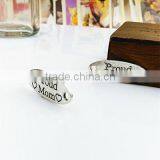 Mom and Daughter Jewelry Wholesale Silver Charm for DIY Jewelry thumbnail-3