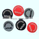 Customized Shape Embossed Debossed Gament Logo Trademark thumbnail-1