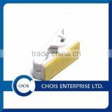 Ribbed Thumb-Grip White Pressure-Sensitive Plastic Clips With Adhesive Back 5735-3008 thumbnail-3