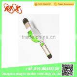 2016 Hot Selling Smile Face Led Light Retractable Usb Data Line v8 Braided Micro Usb Data Cable for Samsung Mobile Phone thumbnail-3