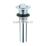 Brass Flap Drainer, Without Overflow Hole, Chrome Finish thumbnail-1