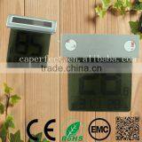 Large LCD display digital solar window thermometer