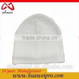 Custom Logo Winter Beanie Hat Womem Chunky Knit Warm 100% Cotton Beanie Cap thumbnail-1