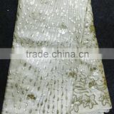 Korea marketing textile silk sequins Korea silk feeling multicolor seek silk lace Korean sequins lace