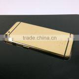 Luxury 24 kt gold plated housing for iphone 6 plus back replacement