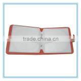 High Quality Customizable Color PVC/PU Leather Material CD Case thumbnail-4