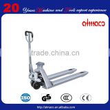 stainless steel scale hand pallet truck