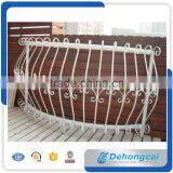 Factory Price Customized Power Coated Wrought Iron Balcony Railing With Arch Designs thumbnail-1