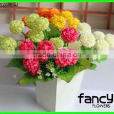 2013 hot sale 8 heads wedding artificial daisy flower basket decoration