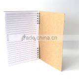 Recycle Spiral Notebook With Note Pad