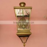 Copper wall light /aluminum wall light with glass lampshade