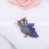 Fashion Alloy Lovely Owl Crystal Brooch thumbnail-5