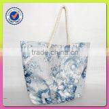 Printed Polyester Beach Bag and Women Shopping Handbags thumbnail-1