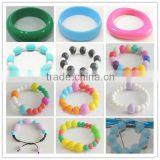 silicone bead bracelet mold rubber ball bracelet