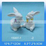 Hot Selling Ceramic Rabbit Craft,ceramic Rabbit Figurines for Home Decoration thumbnail-6