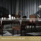 Luxury Dinning Room 2016 New Wooden Armless Dining Chair With Oxhide Leather, AC05-01 From China Supplier- JLC Luxury Home Furni thumbnail-2