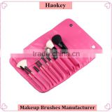 New Arrival 10pcs foundation makeup brush set with pu leather bag                        
                                                                                Supplier's Choice